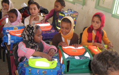 Aide à la scolarisation: Distribution de fournitures scolaires aux élèves du secteur scolaire ALMOUJAHIDIN
