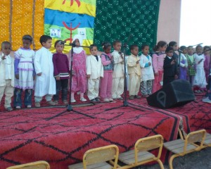 Les enfants de la garderie de Taymat au festival lalla mimouna  2012 à Mssici